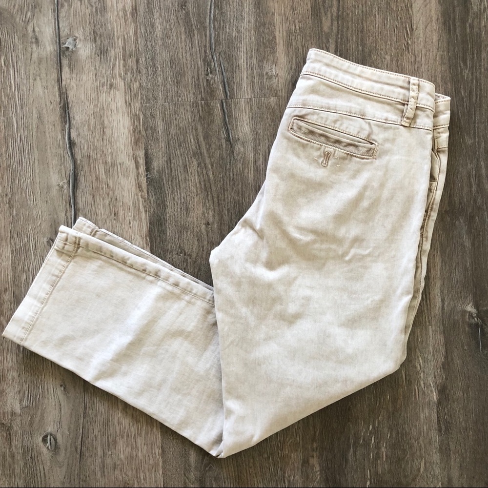 Anthropologie Chino Slim Capri